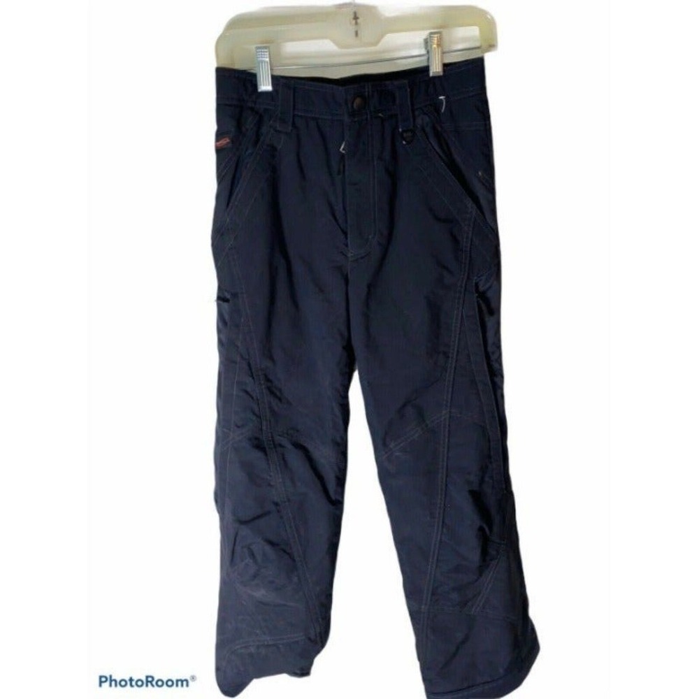 Obermeyer Black Insulated Snow Ski Pants Waterproof Insulated Juniors Sz 12 EUC